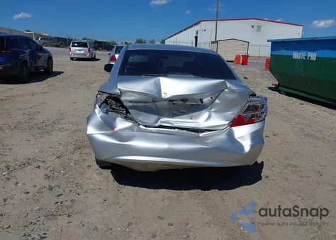 2012 Honda Civic Lx из США, поврежденный, VIN 2HGFB2F57CH602477